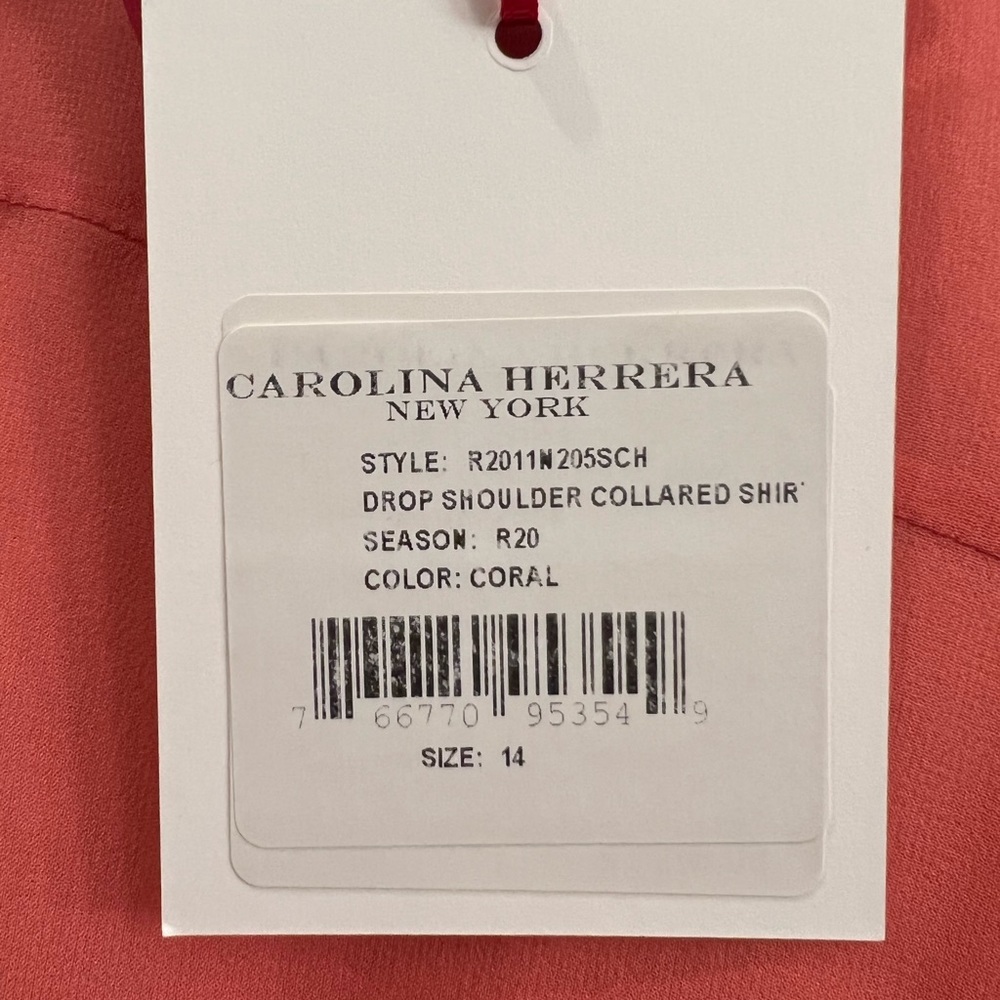 Carolina Herrera Drop Shoulder Shirt - Picture 6 of 7